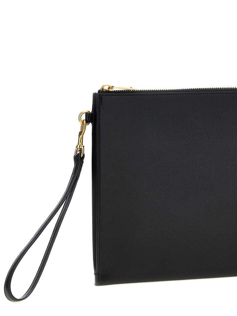 'Tiny Cassandre' tablet holder Man SAINT LAURENT Black