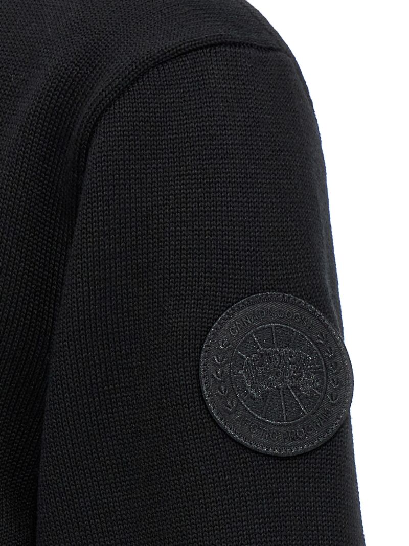 'Rosseau' sweater 100% wool CANADA GOOSE Black