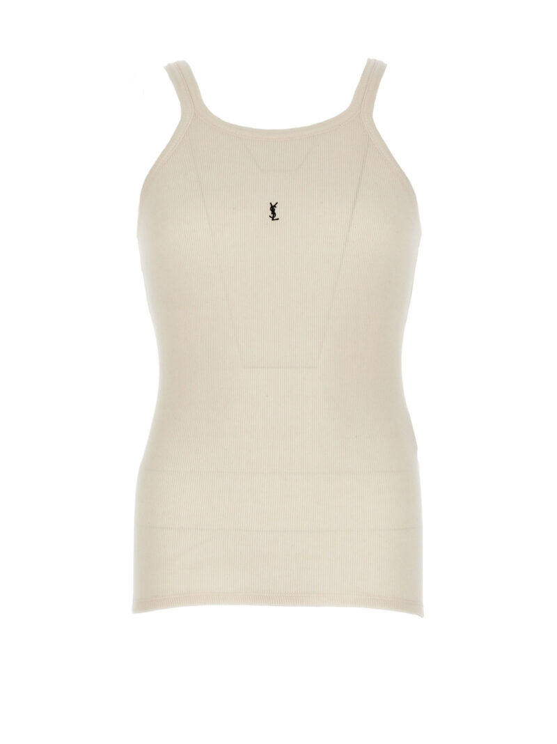 Top 'Cassandre' SAINT LAURENT White