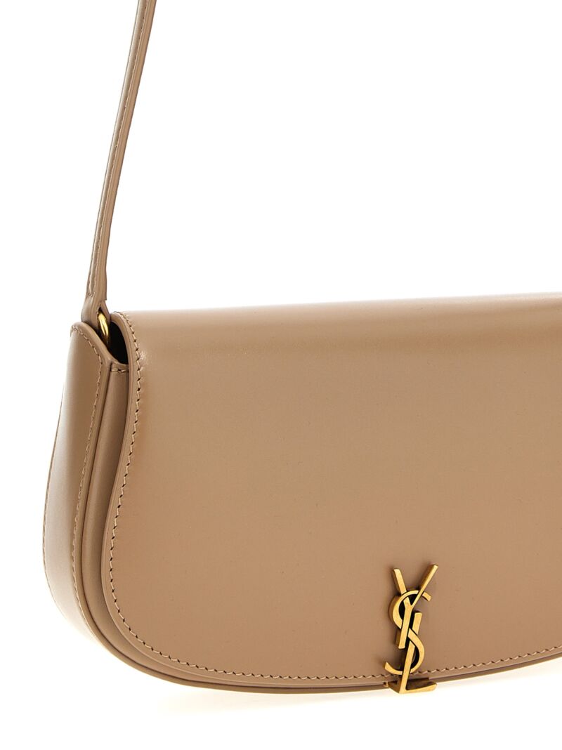 'Voltaire Mini' Shoulder Bag Woman SAINT LAURENT Brown