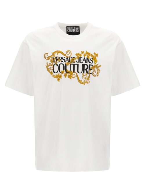 Logo print T-shirt VERSACE JEANS COUTURE White