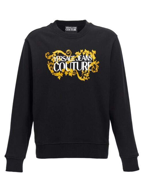 Logo print sweatshirt VERSACE JEANS COUTURE Black