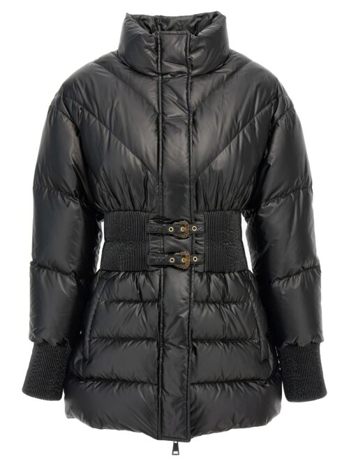 Buckles down jacket VERSACE JEANS COUTURE Black