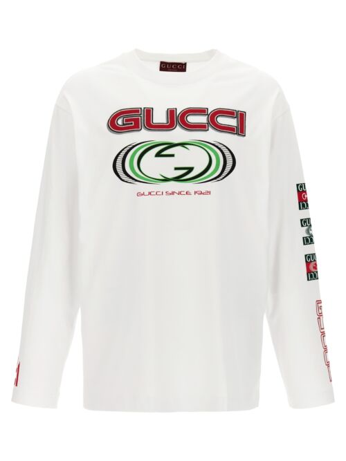 Logo print T-shirt GUCCI White