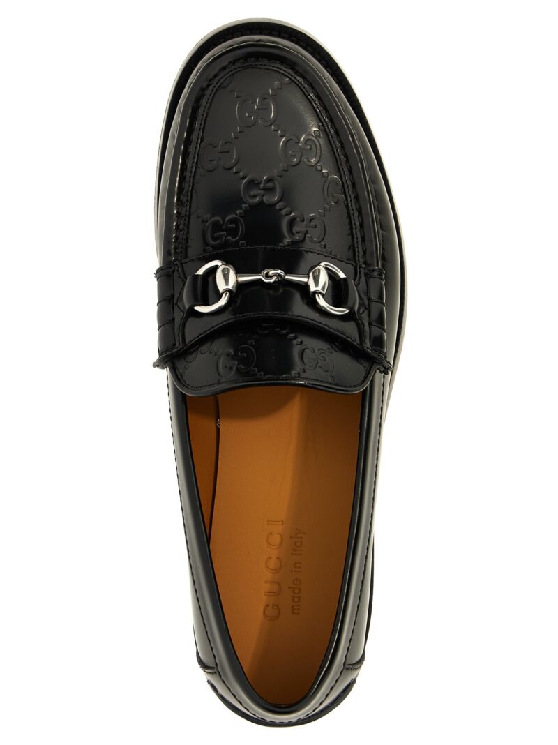 'Morsetto' loafers 100% calf leather (Bos Taurus) GUCCI Black