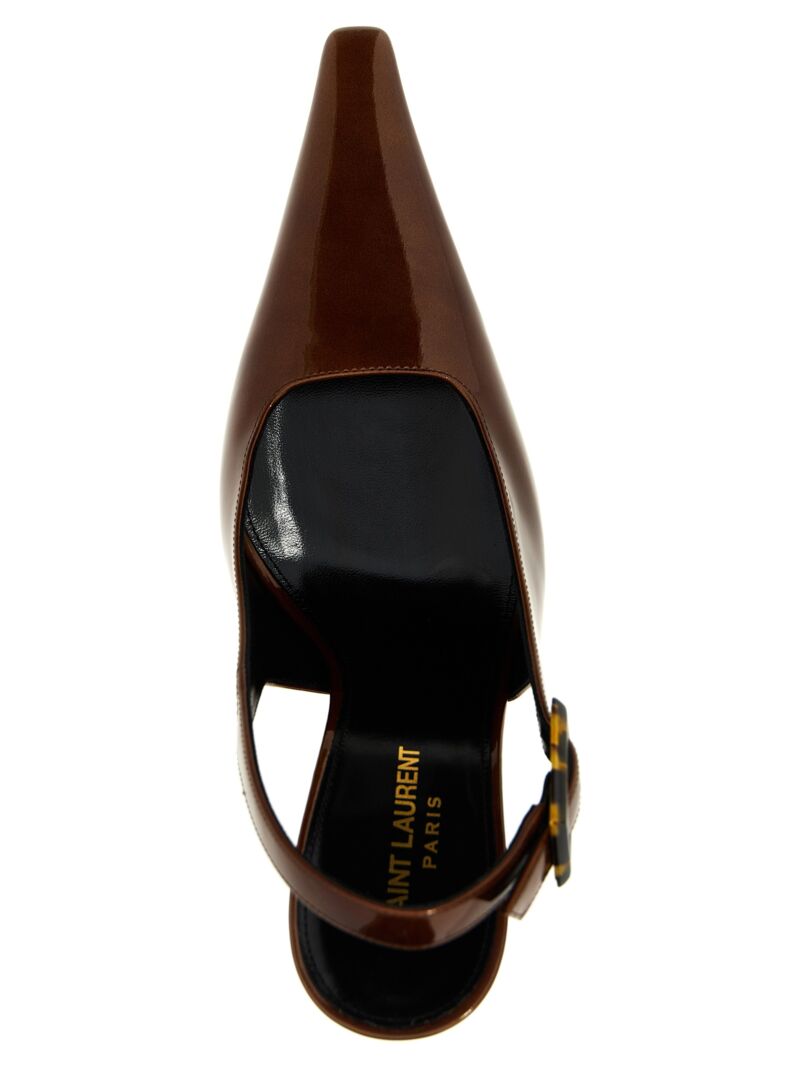 'Dune' pumps 100% calfskin leather (Bos Taurus) SAINT LAURENT Brown