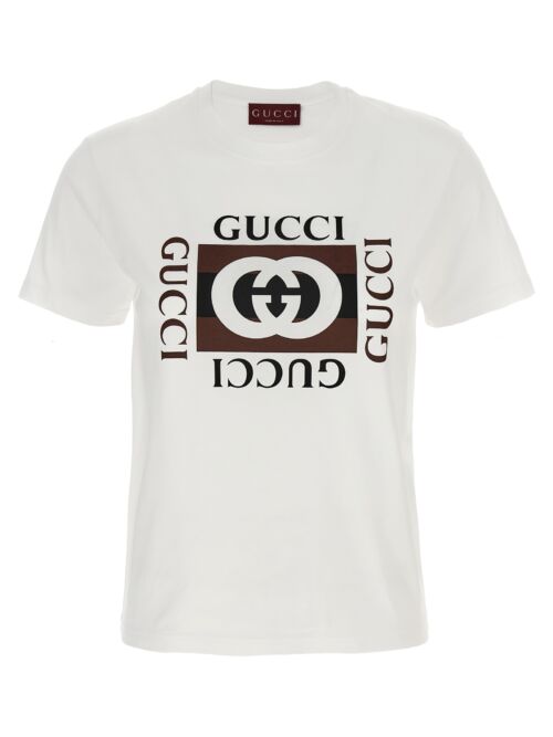 'Gucci Incrocio GG' T-shirt GUCCI White