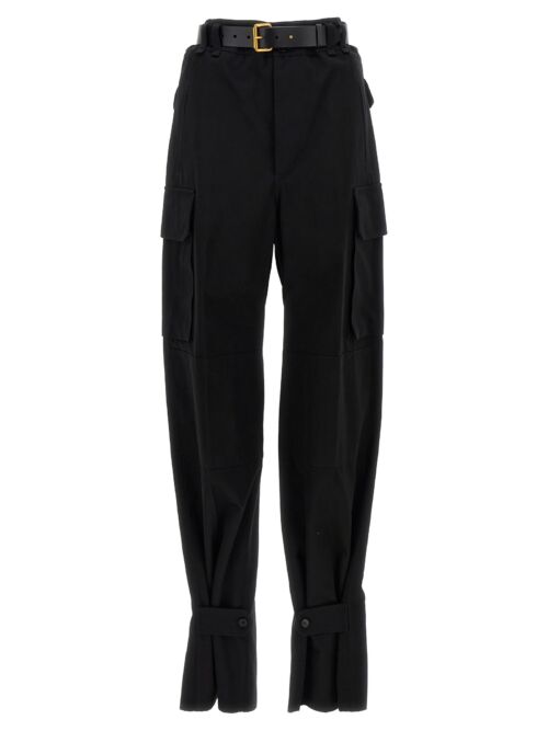 Gabardine cargo pants SAINT LAURENT Black