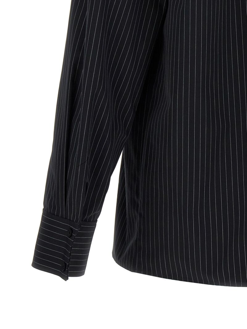 Striped shirt 100% cotton SAINT LAURENT White/Black