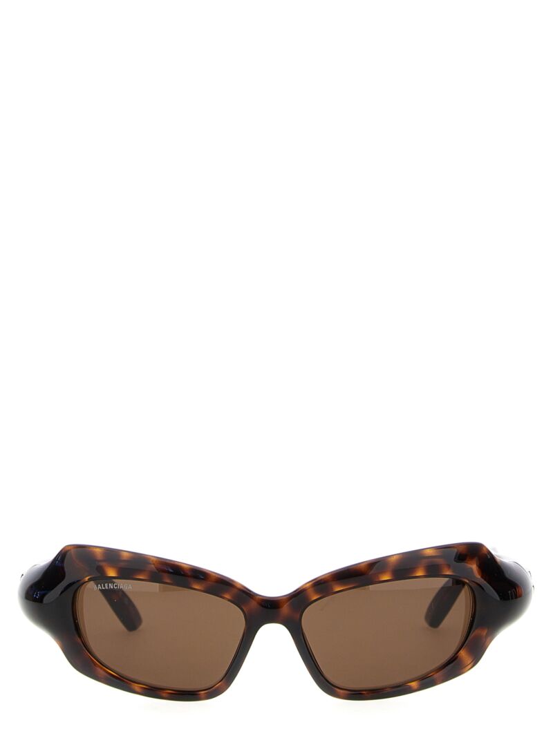 'Palazzo Rectangle' sunglasses BALENCIAGA Brown