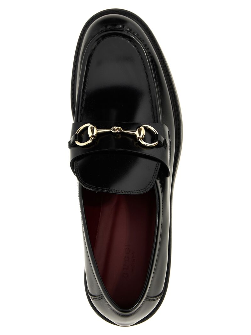 'Morsetto' loafers 100% calfskin leather (Bos Taurus) GUCCI Black