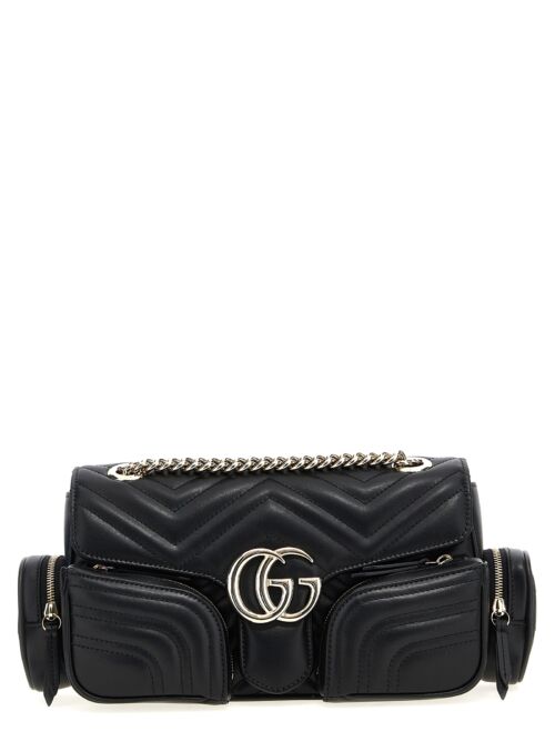 'Marmont' small shoulder bag GUCCI Black