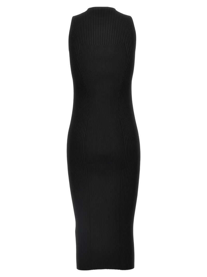 Ribbed knit dress 798352Q1BAQ1000 ALEXANDER MCQUEEN Black