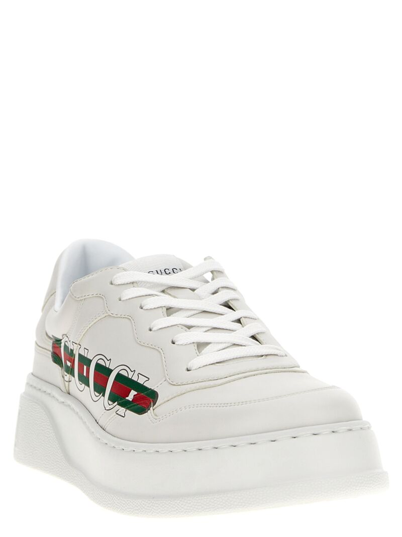 Logo print sneakers 7985392SH509014 GUCCI White