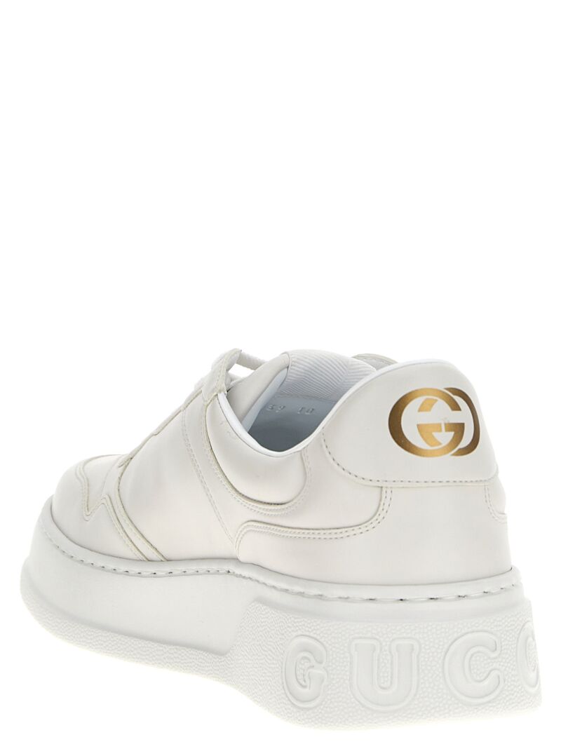 Logo print sneakers Man GUCCI White