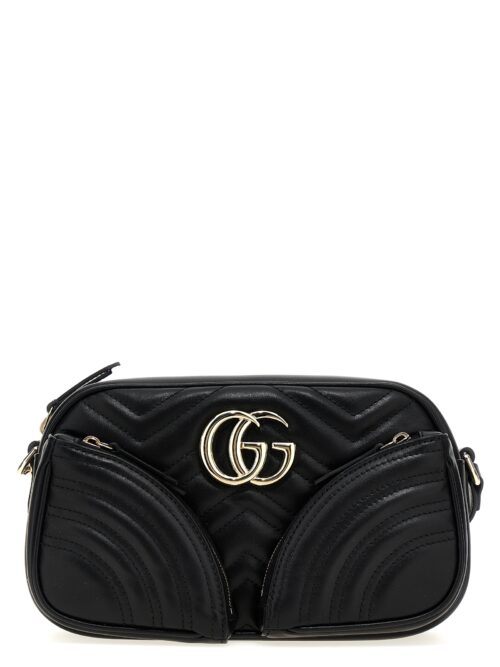 'GG Marmont' small shoulder bag GUCCI Black