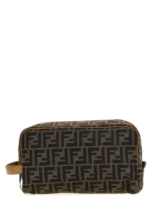 'FF' wash bag FENDI Beige