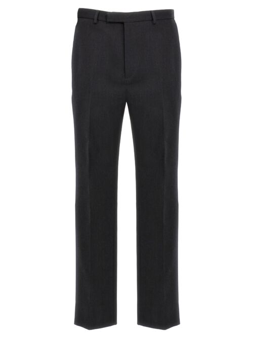 Wool pants GUCCI Gray