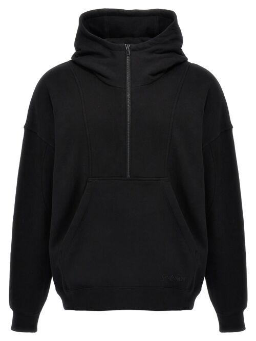 Half zip hoodie SAINT LAURENT Black