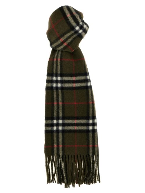 Check scarf BURBERRY Green