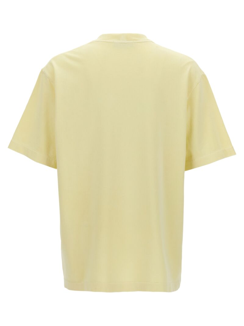 Logo print T-shirt 8115207X4V0135 STONE ISLAND Yellow