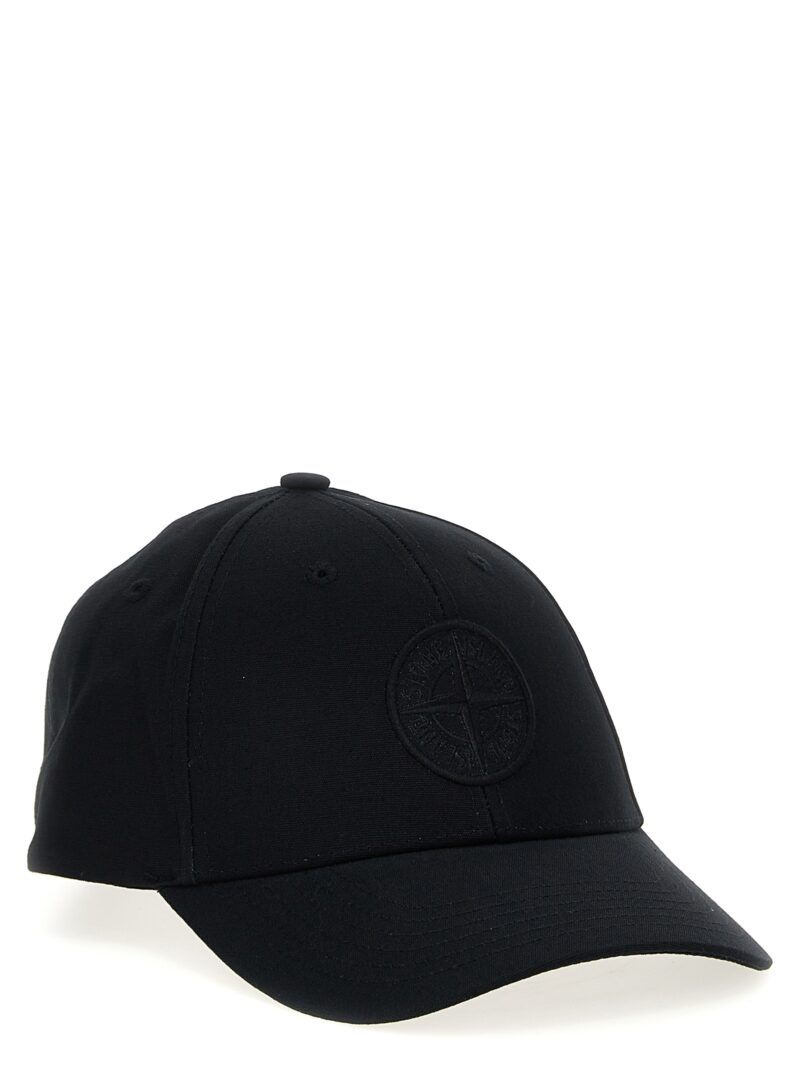 Logo embroidery cap 811599661A0029 STONE ISLAND Black