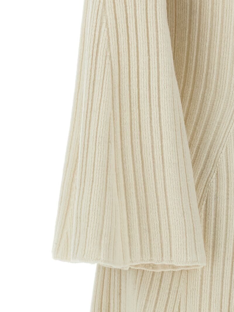 'Ludmilla' dress 100% cashmere ANTONINO VALENTI White