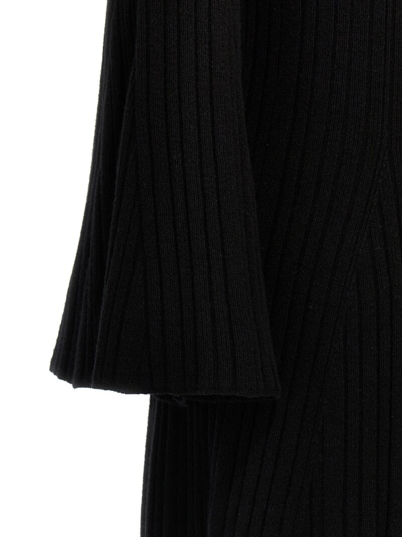 'Ludmilla' dress 100% cashmere ANTONINO VALENTI Black