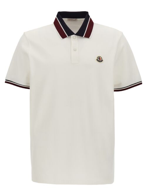 Logo patch polo shirt MONCLER White