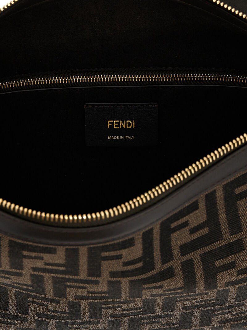 'Simply Fendi Medium' shoulder bag 27% polyester 27% polyamide 27% polyurethane 15% cotton 4% res FENDI Brown