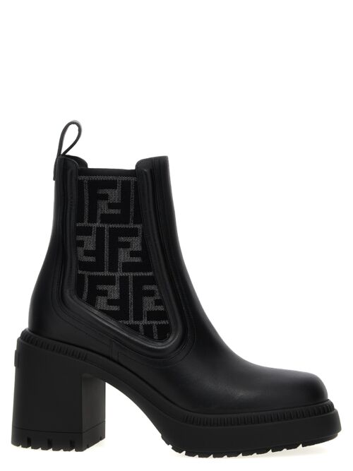 'Domino' ankle boots FENDI Black