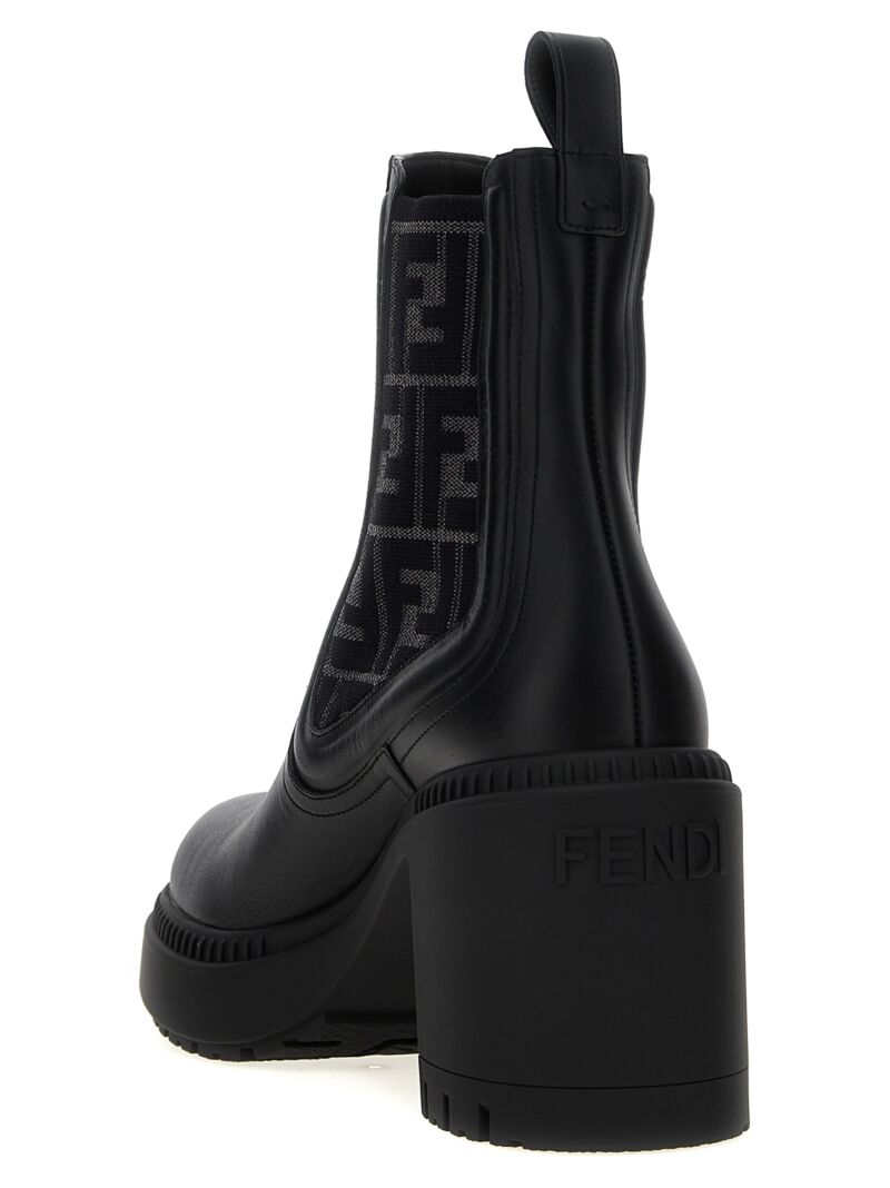 'Domino' ankle boots Woman FENDI Black