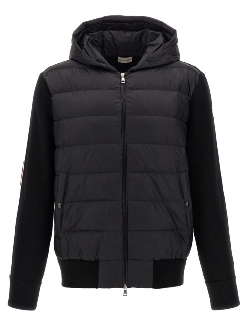 Padded cardigan MONCLER Black