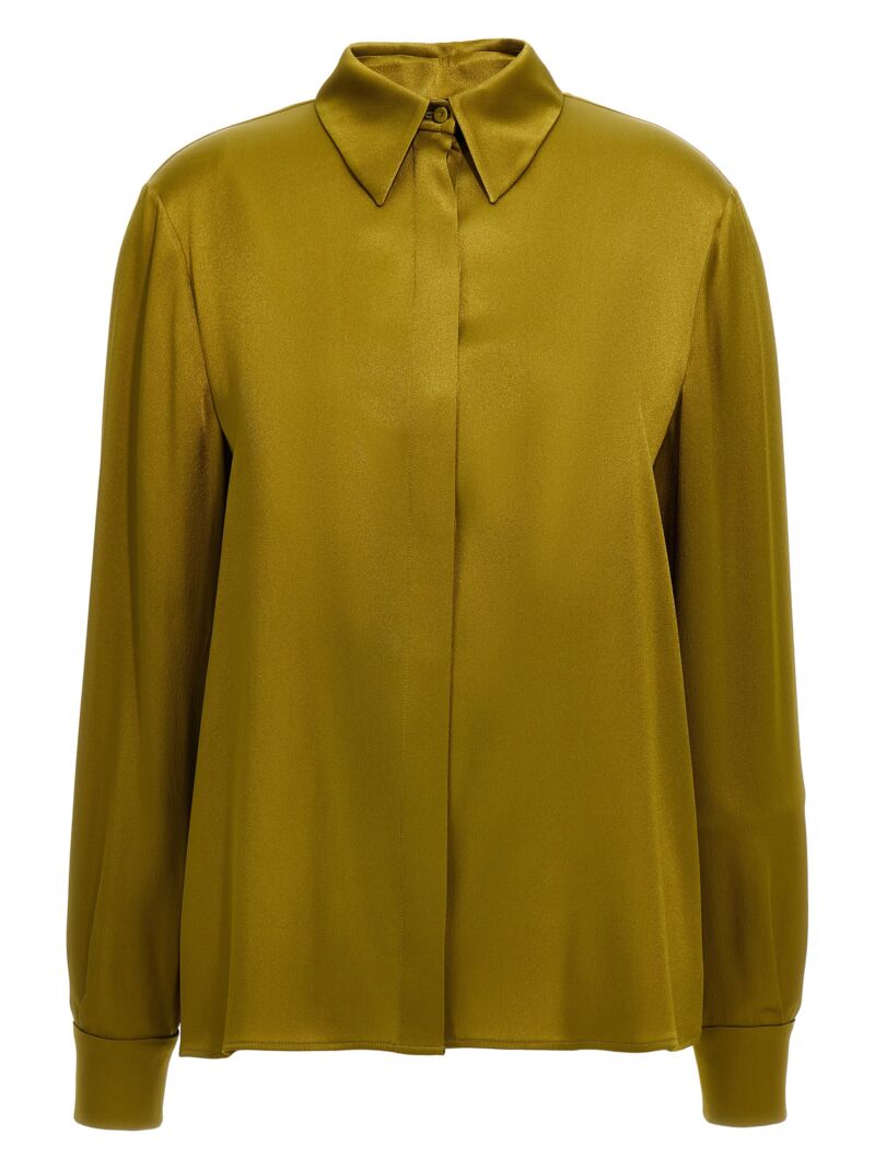 Draped shirt ALBERTA FERRETTI Green