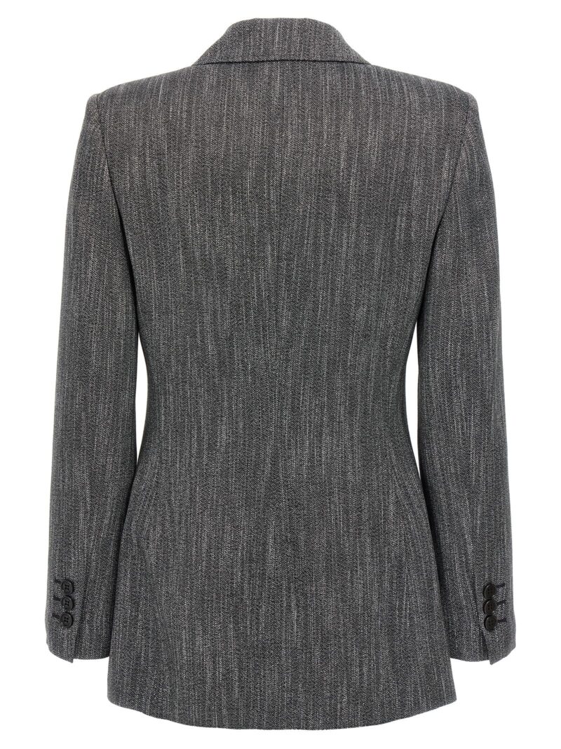 Double-breasted blazer A051751241555 ALBERTA FERRETTI Gray