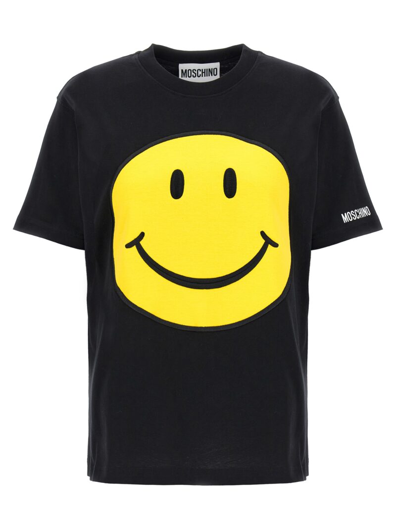 'Smiley' T-shirt MOSCHINO Black