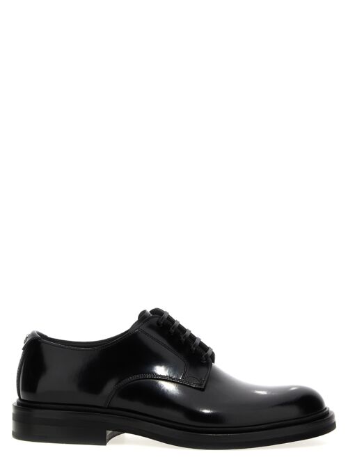 Brushed leather derby DOLCE & GABBANA Black