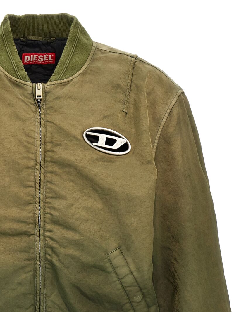 'J-Kepes' bomber jacket Man DIESEL Green