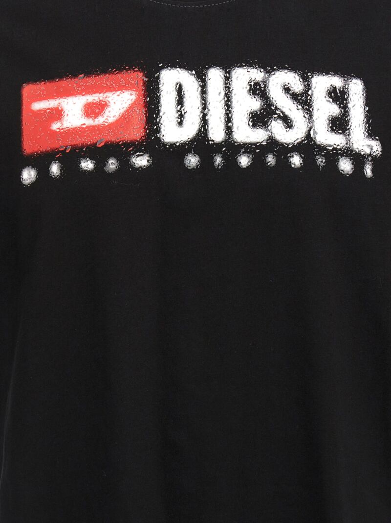 'T-Adjust-K14' T-shirt 100% cotton DIESEL Black