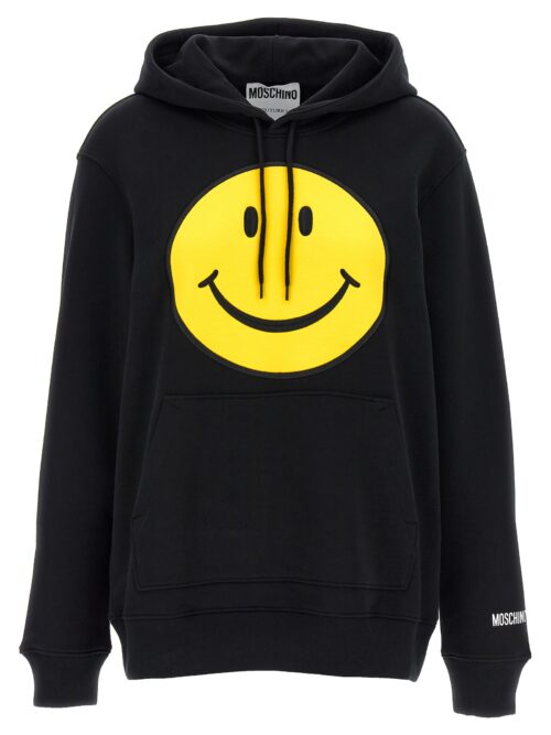 'Smiley' hoodie MOSCHINO Black