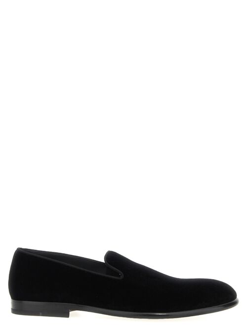 Velvet slipper DOLCE & GABBANA Black