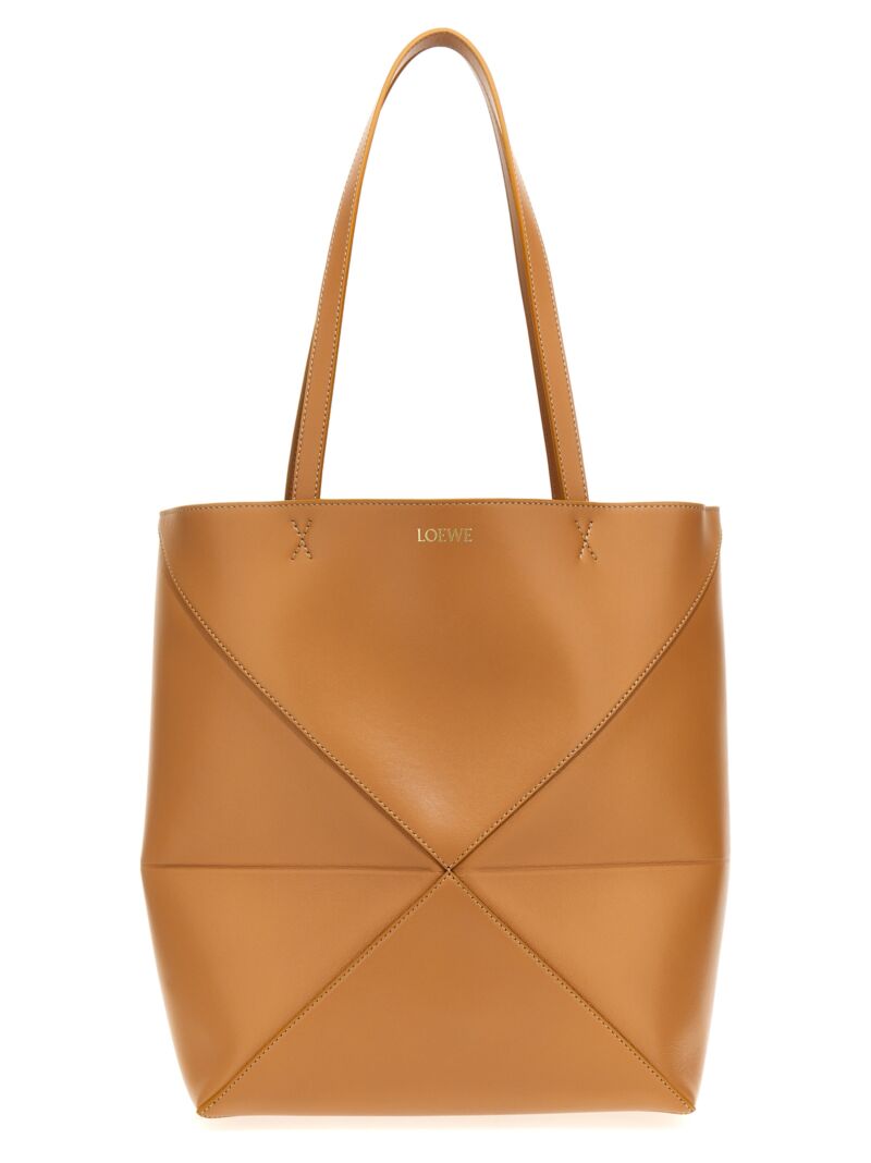 'Puzzle Fold' shopping bag LOEWE Beige