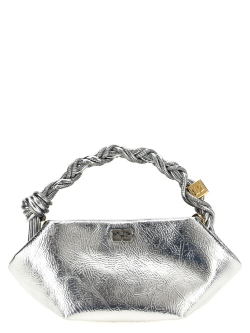 'Bou Bag Mini Metallic' handbag GANNI Silver