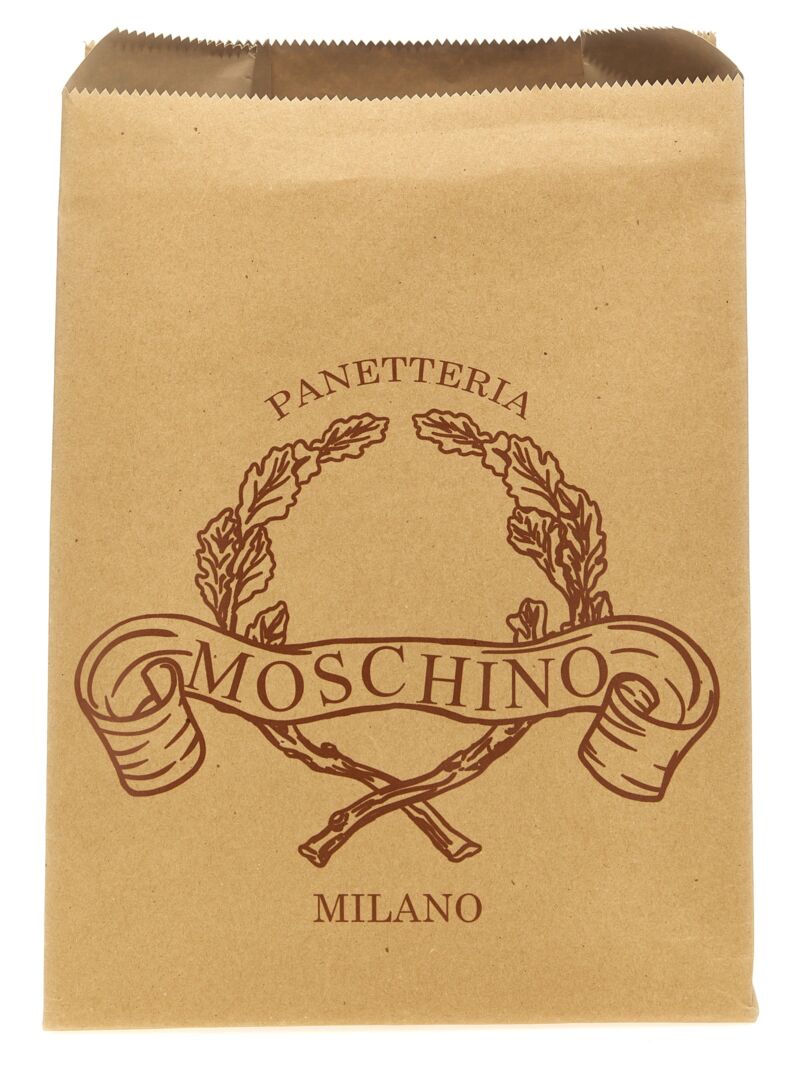 'Panetteria' clutch MOSCHINO Beige