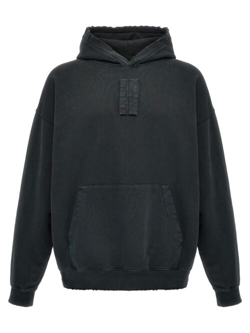 'Solid Lasered' hoodie 44 LABEL Black