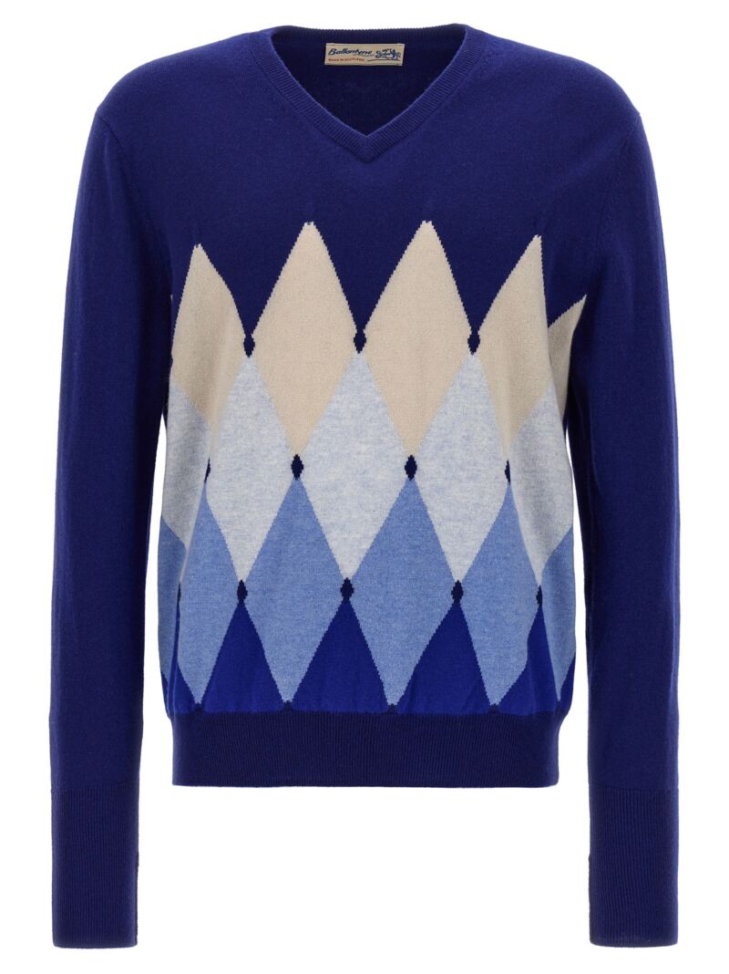 'Argyle' sweater BALLANTYNE Blue