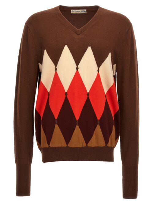 'Argyle' sweater BALLANTYNE Brown