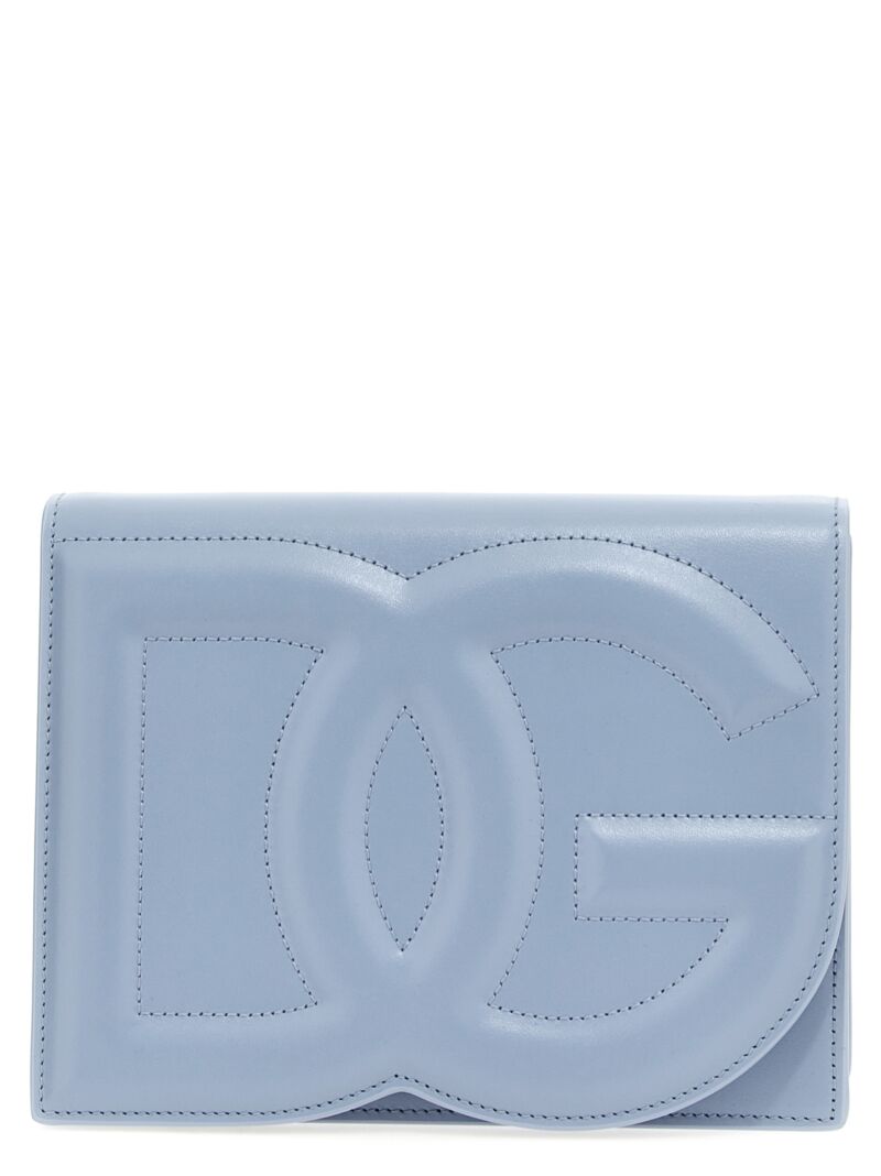 'DG Logo' crossbody bag DOLCE & GABBANA Light Blue