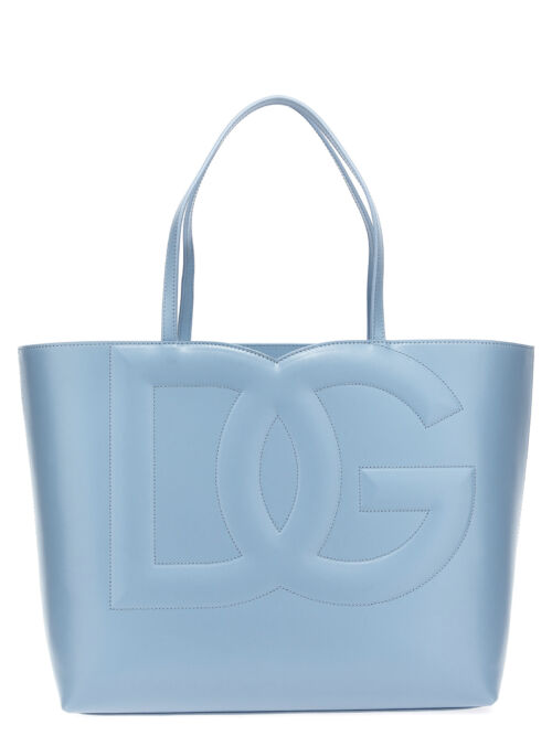 Medium 'Logo' shopping bag DOLCE & GABBANA Light Blue