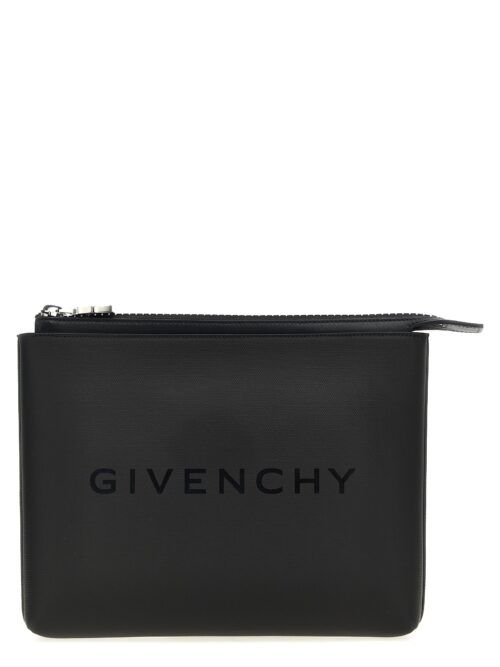 Logo clutch bag GIVENCHY Black